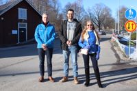 Anders Adlercreutz (fr.v.), Johan Kvarnström och Outi McDonald ställer alla upp i riksdagsvalet.