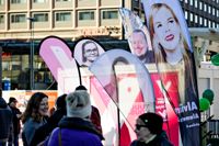 SDP har gått förbi De Gröna i Helsingfors i en färsk enkät. Bilden är från valtorget på Narinken.