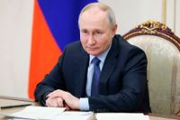 Rysslands president Vladimir Putin.