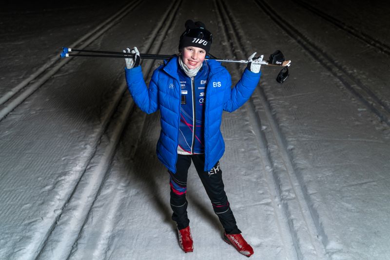 För Mette Miettinens del börjar säsongen lida mot sitt slut. Nästa säsong är målet att knipa en medalj i Hopeasompa.