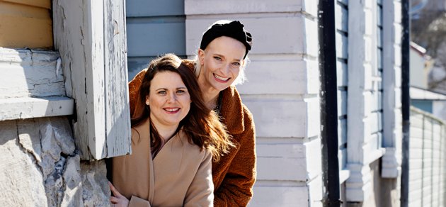 Ninni Ekbom (t v) och Maria Friström träffades i augusti, och det synkade genast. Nu har de ett inredningsprojekt på gång i USA.