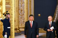 Rysslands och Kinas respektive presidenter samtalade i Kreml i Moskva på tisdagen.
