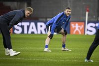Benjamin Källman ser fram emot EM-kvalmatchen mot Nordirland.