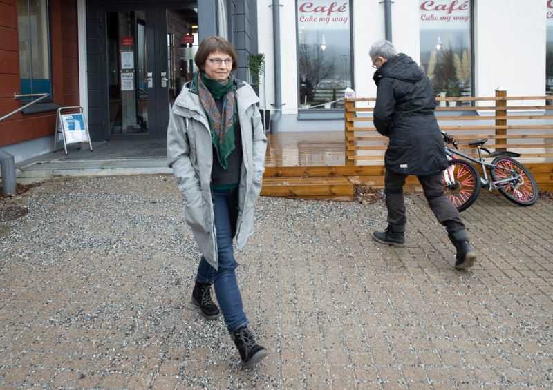 Helen Kajander förhandsröstade i Kimito på onsdagen. SFP fick över hälften av rösterna i det förra riksdagsvalet men för henne gäller De Gröna.