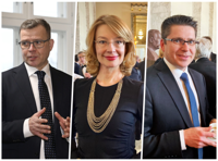 Riksdagsledamöterna Petteri Orpo, Tytti Tuppurainen och Mikko Olikainen håller alla med om att kampanjfältet har blivit hårdare under de senaste valen.