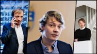 Otto Andersson (i mitten), flankerad av Harry Harkimo (t v) och Heikki Vestman (t h), är östra Nylands trio i riksdagen.