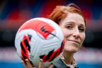 Norges fotbollsordförande Lise Klaveness, 41, är en av elva kandidater till en plats i Uefas exekutiva kommitté. Arkivbild.