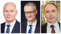 Jarmo Lindberg, Jarno Limnéll och Pekka Toveri är alla nyinvalda riksdagsledamöter för Samlingspartiet.