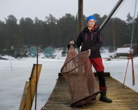 Marie Kellgren är fiskare i sjätte generationen i Pellinge i Borgå.
