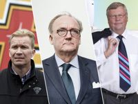 Från vänster Mika Anttonen, Antti Herlin och Heikki Kyöstilä.