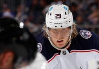 Patrik Laine stod för 52 poäng på 55 matcher för sitt Columbus Blue Jackets i NHL den gångna säsongen.