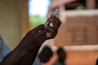 Ett vaccin mot malaria godkänns i Ghana. Arkivbild.