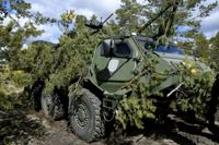 Patrias 6x6-fordon är utvecklat för trupptransport i första hand. 