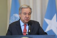 FN:s generalsekreterare António Guterres betecknar dagens klimatpolitiska åtaganden som en dödsdom. Han kräver skärpning för att världens största ekonomier ska hejda utsläppen i enlighet med Parisavtalets mål.