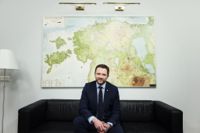 Estlands utrikesminister Margus Tsahkna reagerar argt på en kommentar från en kinesisk ambassadör. Arkivbild.