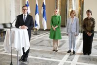 Petteri Orpo (Saml) säger kallar Sannfinländarna, SFP och KD till regeringsförhandlingar.