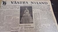 Västra Nyland den 2 juni 1953. Samma dag genomfördes Storbritanniens senaste kröningsceremoni när Elizabeth II kröntes till drottning. På lördag kröns sonen Charles III till kung.