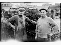 Fiskare i Mallaig, Skottland, 1955.