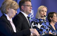 Anna-Maja Henriksson, Petteri Orpo, Riikka Purra och Sari Essayah ska den här veckan pressa fram huvudlinjerna i invandringspolitiken.
