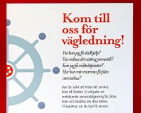 Servicerådgivningen Rodret minskar på öppettiderna från och med nästa vecka.