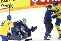 Emil Larmi var bra mellan Finlands stolpar.
