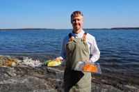 Att grilla och tillreda mat vid havet slår det mesta enligt Jussi Kallioranta.