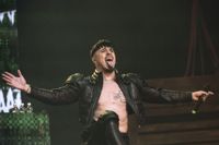 Jere ”Käärijä” Pöyhönen från Vanda uppträdde i ESC-finalen i Liverpool och kom på en andra plats.