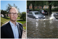 Mer extremväder, närmare bestämt mer vatten, ökar klimatriskerna för finska hus, säger Jon Aalto vid OP-gruppen.