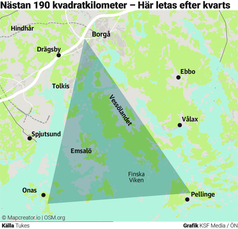 Här ska ett bolag börja leta efter kvarts i Borgå.