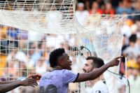 Real Madrids Vinícius Júnior blev utsatt för rasism i söndagens La Ligamatch mot Valencia.