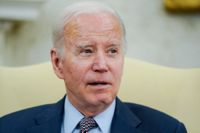President Joe Biden har kommenterat händelsen med att han är lättad över att ingen skadades. Arkivbild.