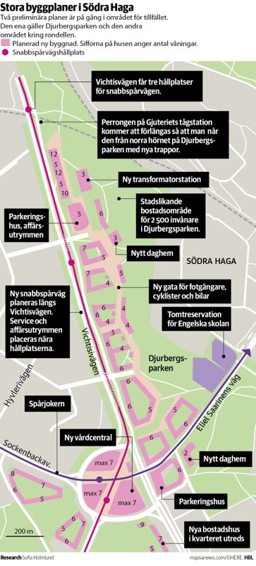 Så här ser planerna ut för Djurbergsparken i Haga.
