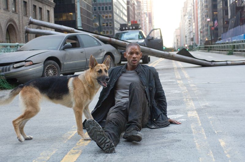 Will Smith i I am legend.
