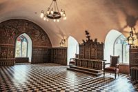Svidja slotts historia går tillbaka till medeltiden. De äldsta delarna av huvudbyggnaden är från 1540-talet men det nuvarande utseendet är från sekelskiftet 1800–1900.
