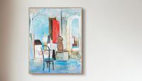 Tove Janssons målning Ateljéns fönster såldes för en rekordsumma på söndagen och slog världsrekord. 