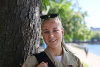 – Jag kan inte tänka mig att göra värnplikten men jag har många vänner som gjort det, både killar och tjejer, säger Mathilde Jensen, 25.