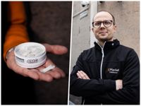 Olli Piekkala använde själv vitt snus för att bli kvitt beroendet av traditionellt svenskt snus. Nu finns nikotinpåsar till salu i hans butikshyllor i Tölö.