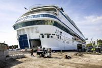 Silja Europa är en av de största fartygen som trafikerar Östersjön.