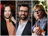 Li Andersson, Johan Kvarnström och Anna-Maja Henriksson hörde till dem som fick valfinansiering från Stiftelsen för det tvåspråkiga Finland.