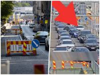 Bilister verkar ha tröttnat på trafikarrangemangen på Esplanaden. Både Norra och Södra Esplanaden är numera enfiliga och bilköer är vanliga i början av Norra Esplanaden, innan gatan smalnar av.