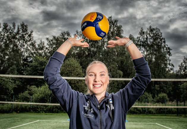 Idrottsparken i Parkstad är bekant för Sofia Lehto. Här har hon tränat sina juniorår i moderföreningen PuMa Volley och här har hon många fina minnen.