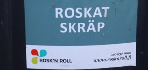 Rosk'n Roll meddelar om avvikande tömningstidtabeller för sopkärlen.