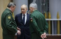 Vladimir Putin har beordrat om militärövningar med taktiska kärnvapen. Arkivbild.