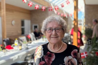 Marie Lindgaard fra Tjørring fylder 100 år i dag, og det er blevet fejret på behørig vis.