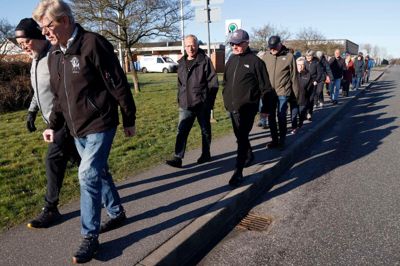 Hosekræmmerne har i flere årtier budt på pinsevandring. Det sker også i år. Billedet er fra en af de ture, medlemmerne af Hosekræmmerne tidligere på året var ude på.