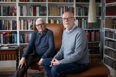 Flemming Østergaard (t.v), Erik Nørkjær og Knud Blæsbjerg står for et arrangement 4. maj, som er en hyldest til frihedskæmperne.