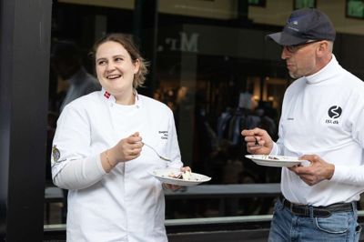 Anna Bertelsen fra Bertelsen Bakery var med-dommer til kagekonkurrencen.