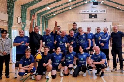 Det er vindertyper som disse, Fjends Volley kan sende til DM i mix-volley den 10. maj i Odense. Privatfoto