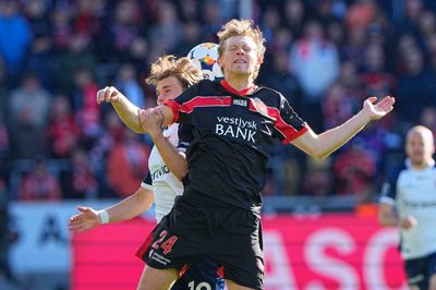 FCM's Oliver Sørensen scorede til 1-0 på straffespark mod AGF i søndagens dyst på MCH Arena.