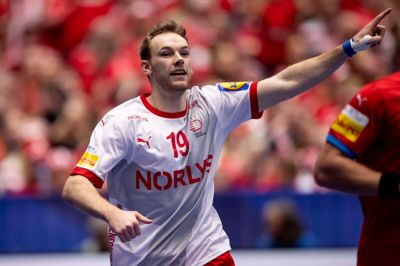 Mathias Gidsel og resten af det danske håndboldlandshold kæmper til januar for guld til Danmark ved EM i Boxen.